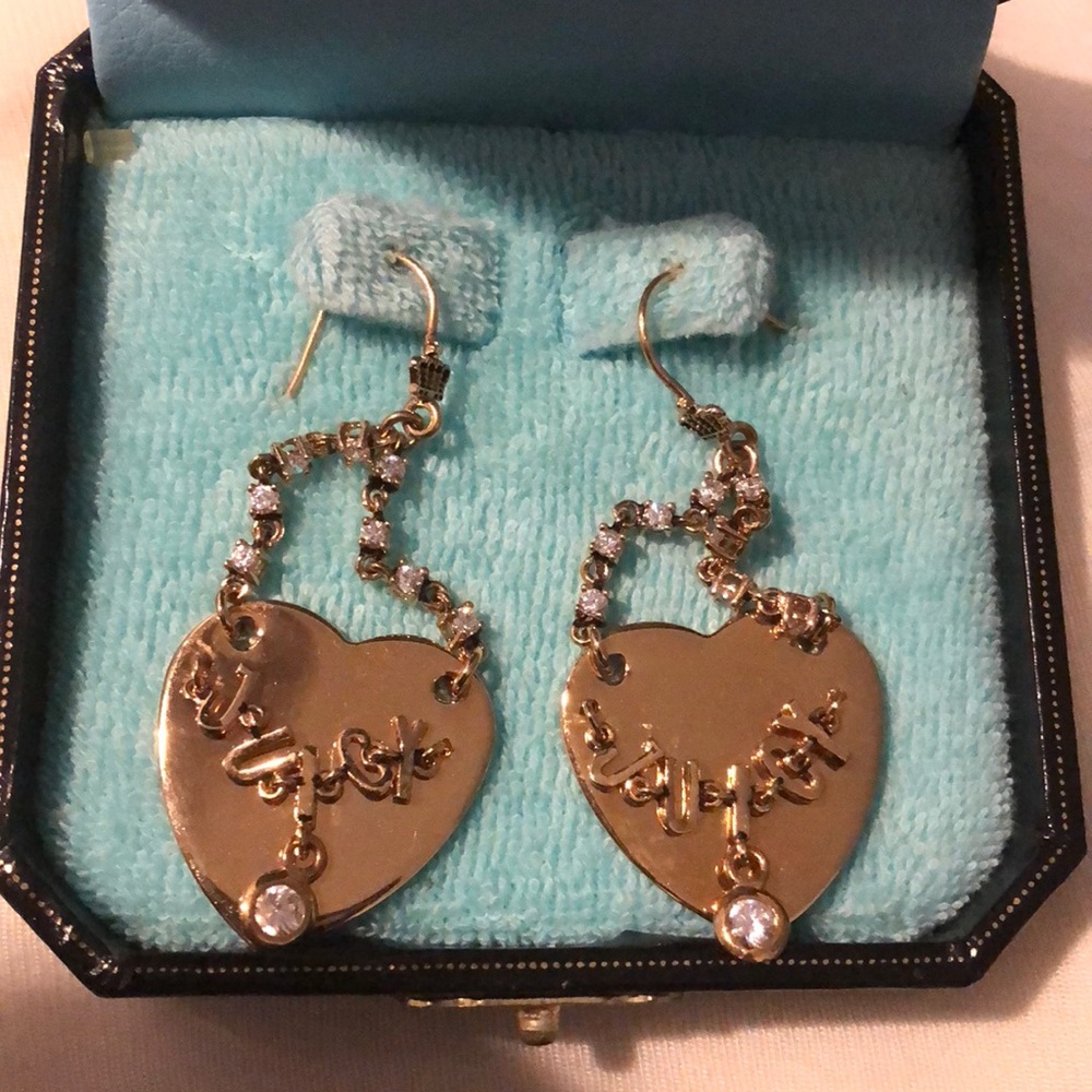 Juicy Couture Statement Heart Earrings